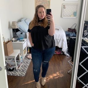 Embroidered Floral Top